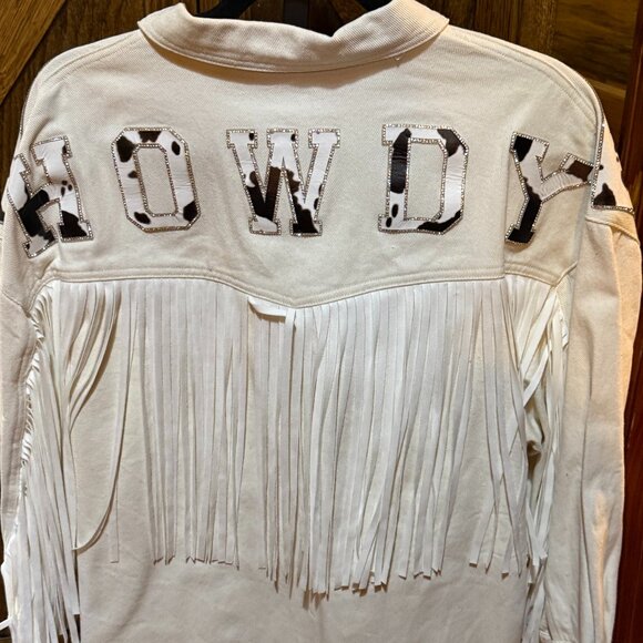 Fringe, Denim, Western Jacket - Picture 4 of 4